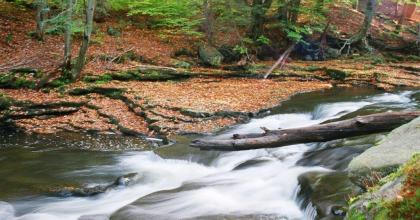 flowing water