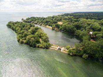 Ford Cover aerial view (provided by Edsel and Eleanor Ford House)