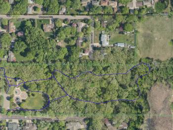 Satellite image of Ford Park area
