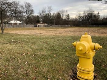 Detention basin in Lombard, IL 